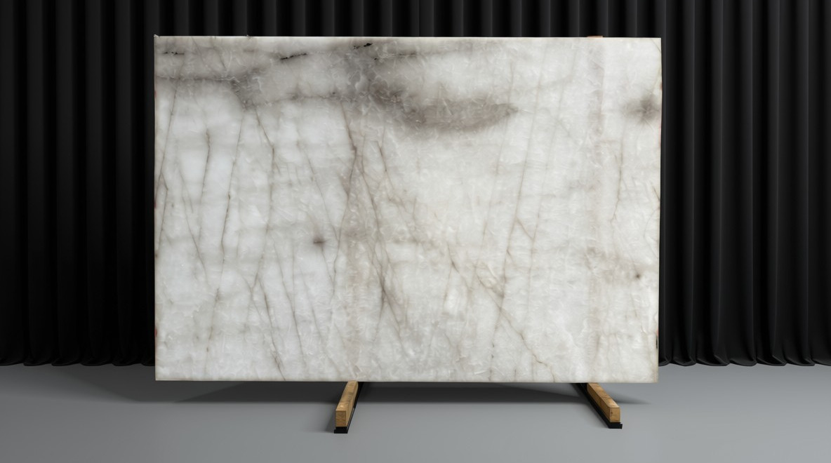 Cristallo Smoke | Quartzite | Kitchen Counter tops | Bathroom | Floor and Walls | Slabs | Orange Count (OC)