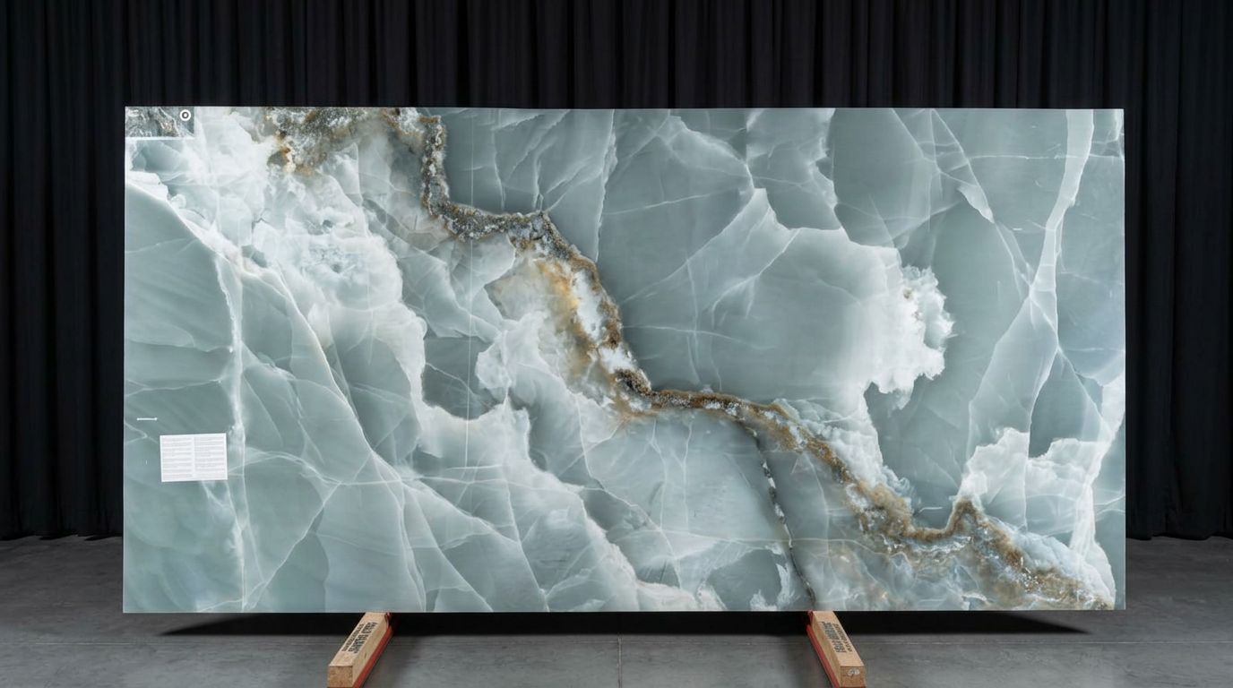 Onyx Green | Porcelain | Kitchen Counter tops | Bathroom | Slab