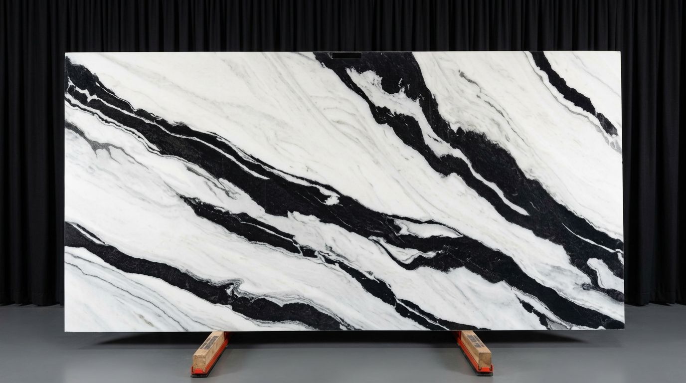 Panda White | Porcelain | Kitchen Counter tops | Bathroom | Slab