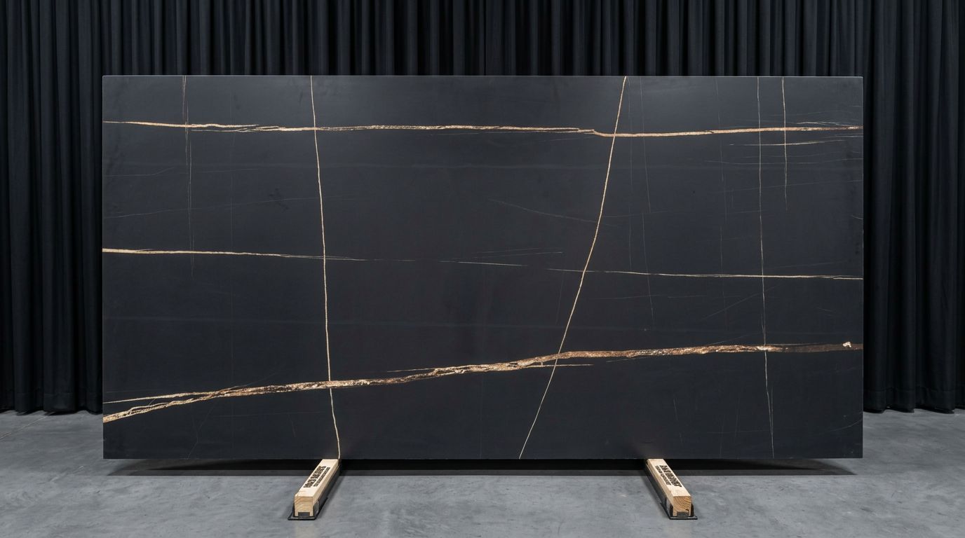 Sahara Noir | Porcelain | Kitchen Counter tops | Bathroom | Slab