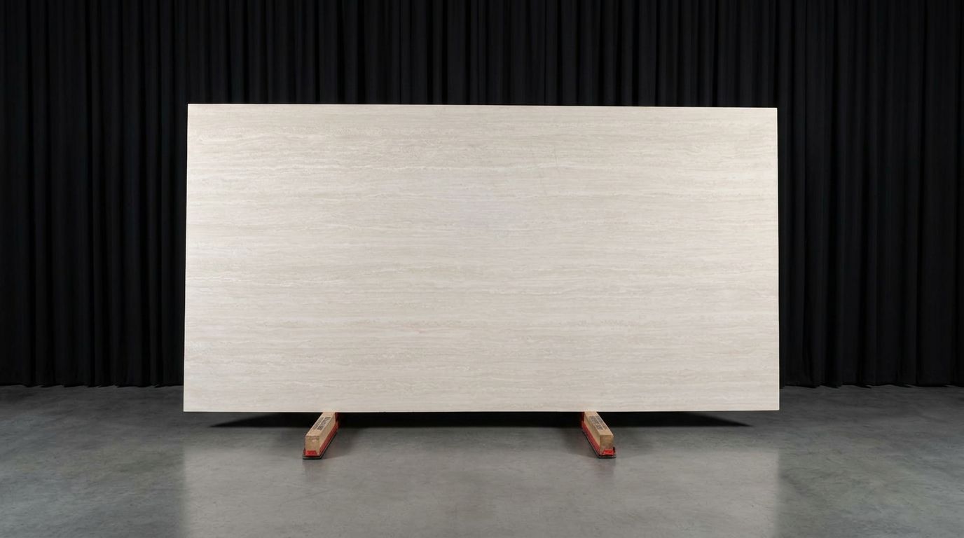 Travertino Navona | Porcelain | Kitchen Counter tops | Bathroom | Slab