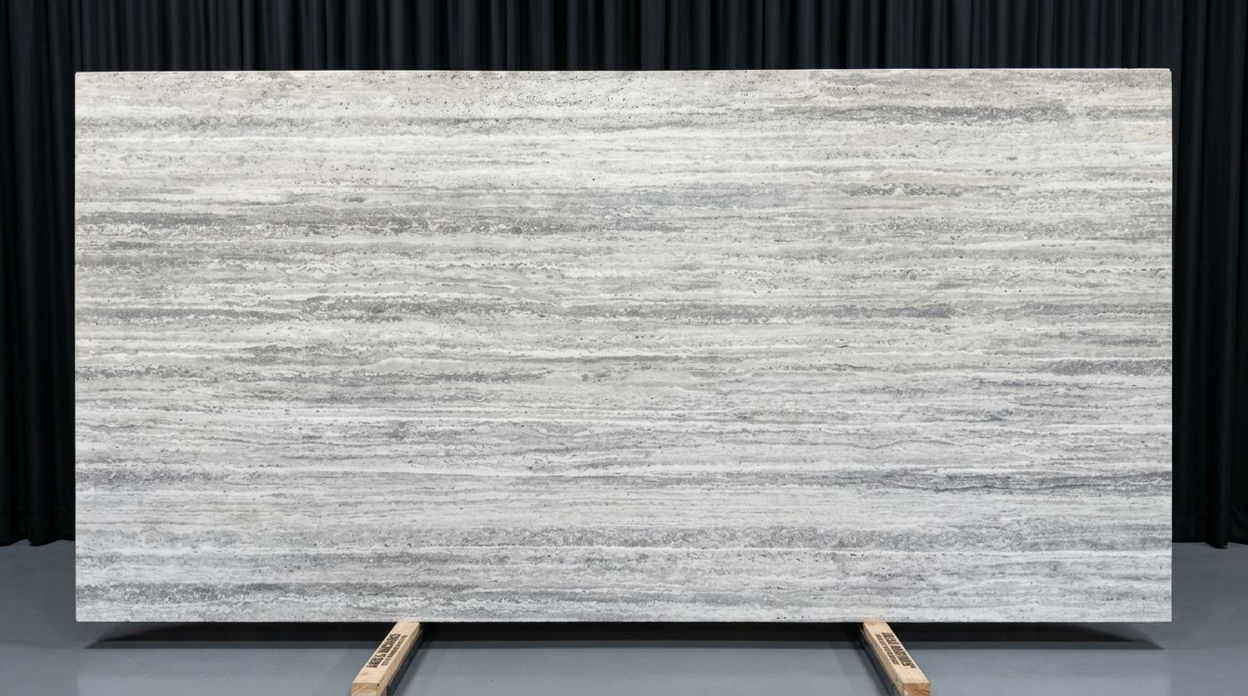Travertino Titanium | Porcelain | Kitchen Counter tops | Bathroom | Slab