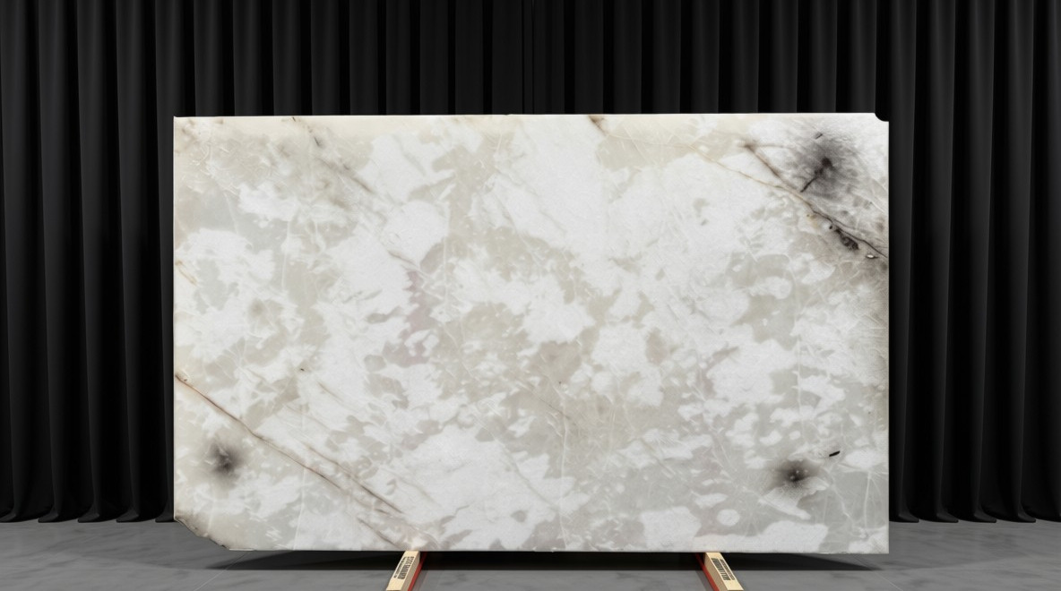 Cristallo Bianco | Quartzite | Kitchen Counter tops | Bathroom | Floor and Walls | Slabs | Orange Count (OC)