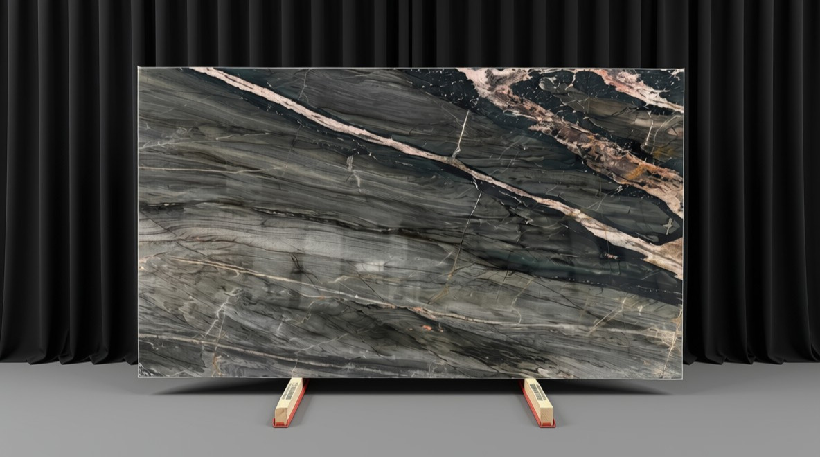 Pangia | Quartzite | Kitchen Counter tops | Bathroom | Floor and Walls | Slabs | Orange Count (OC)