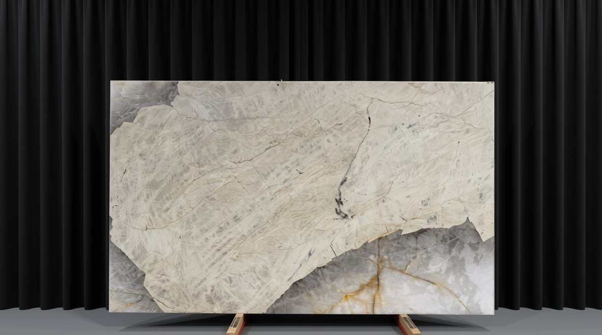 Patagonia Ivory | Quartzite | Kitchen Counter tops | Bathroom | Floor and Walls | Slabs | Orange Count (OC)