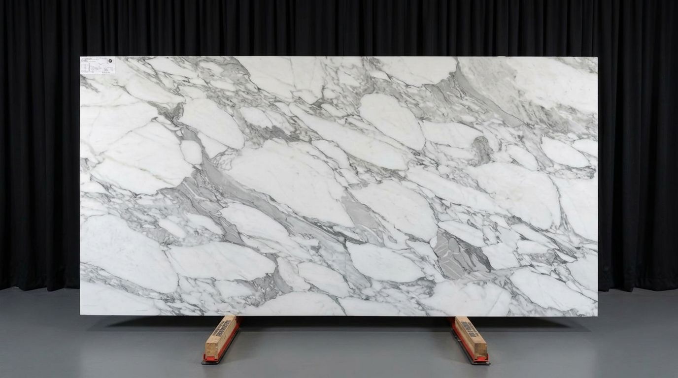Arabescato Corchia Classico slab, Polished