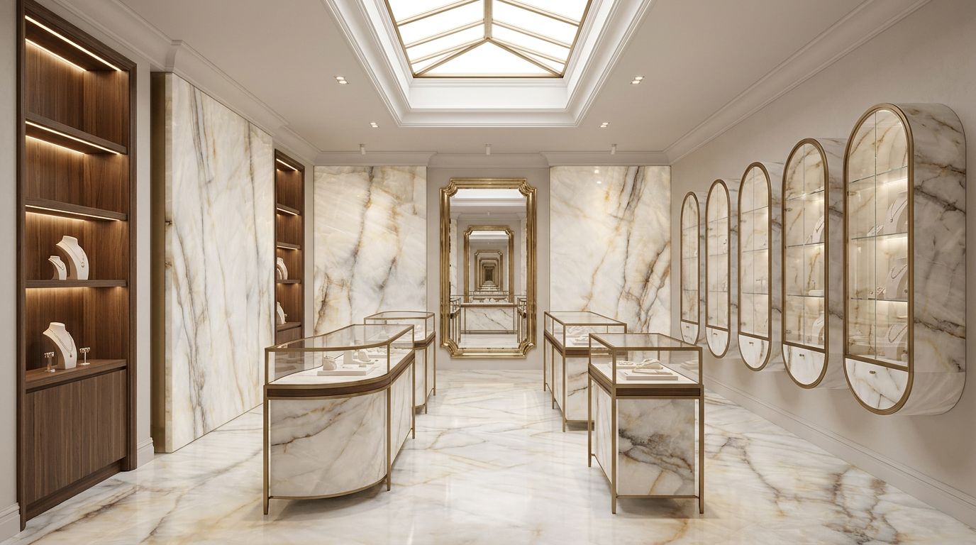 Crystal Ivory in a commercial space