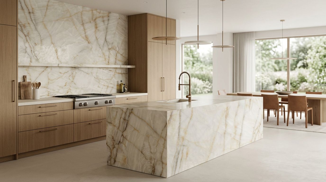 Crystal Ivory in a kitchen
