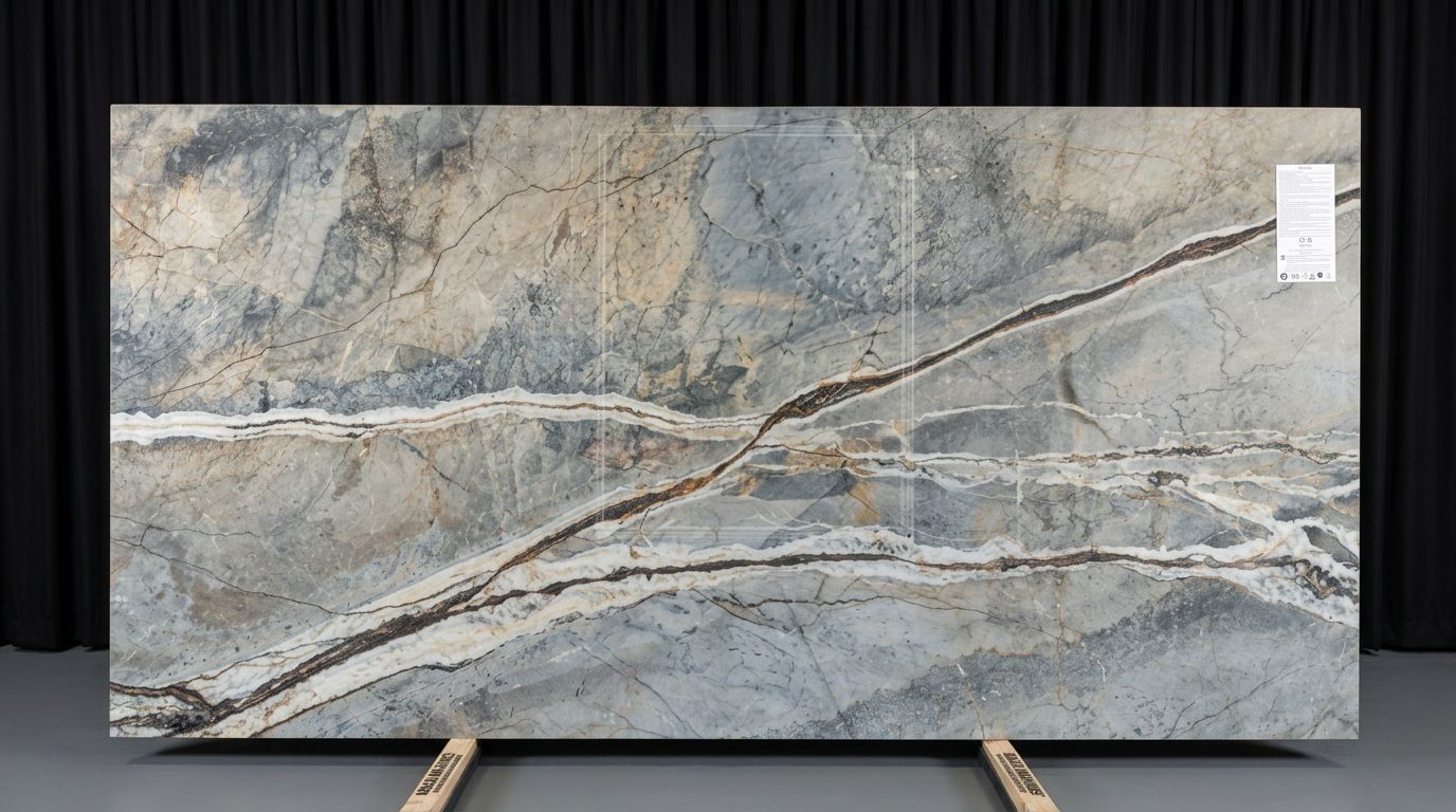 Foresta slab, Polished