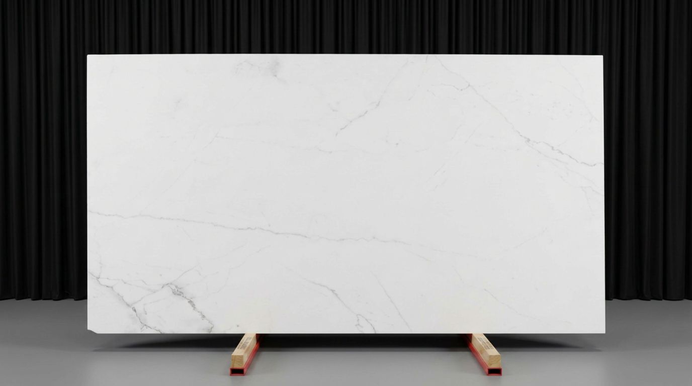 Statuario Colorado slab, Polished