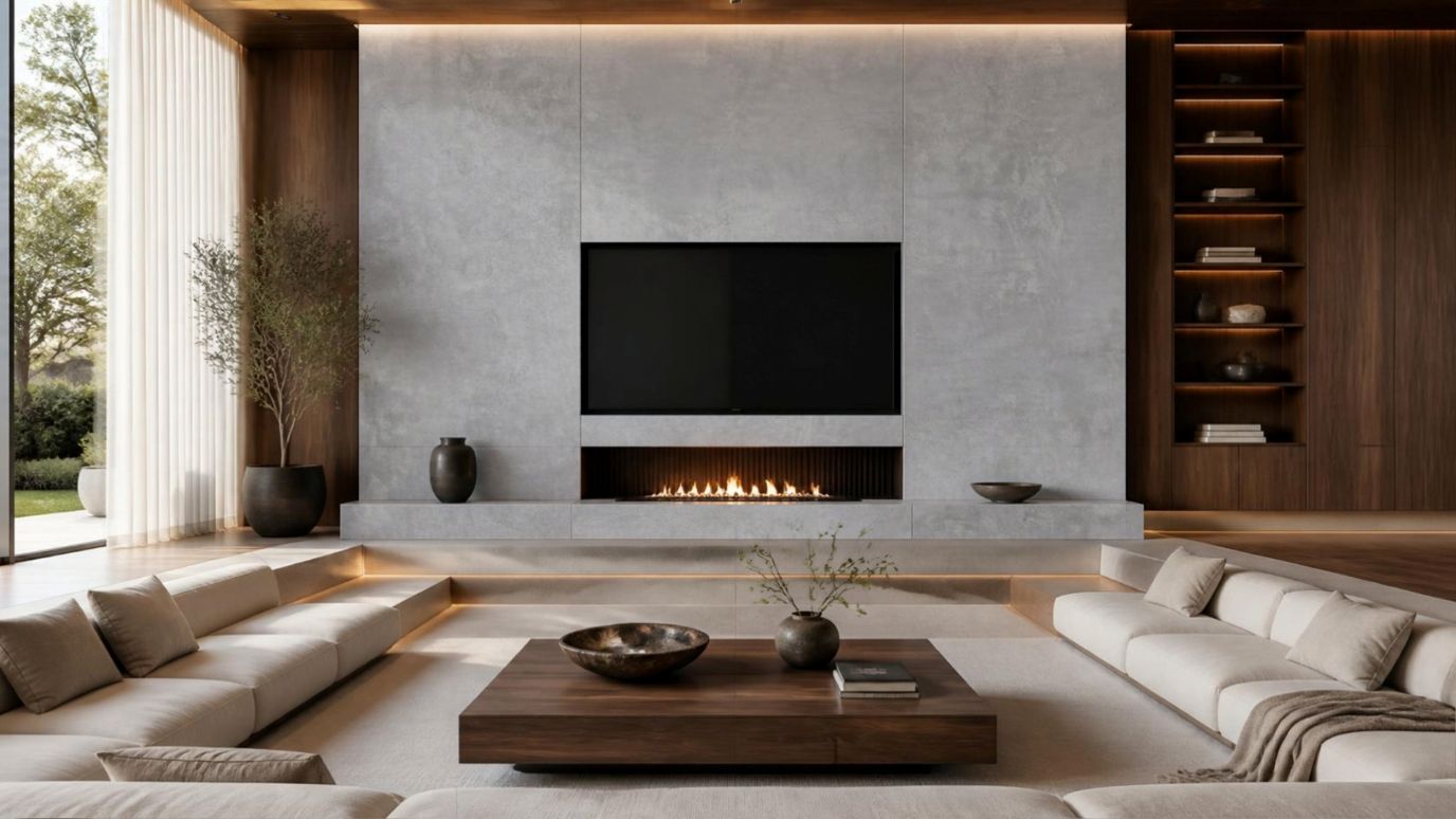 Boulevard Gray in a living room