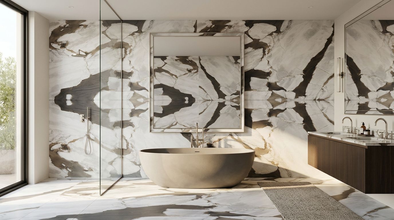 Gemma Bronze porcelain bathroom