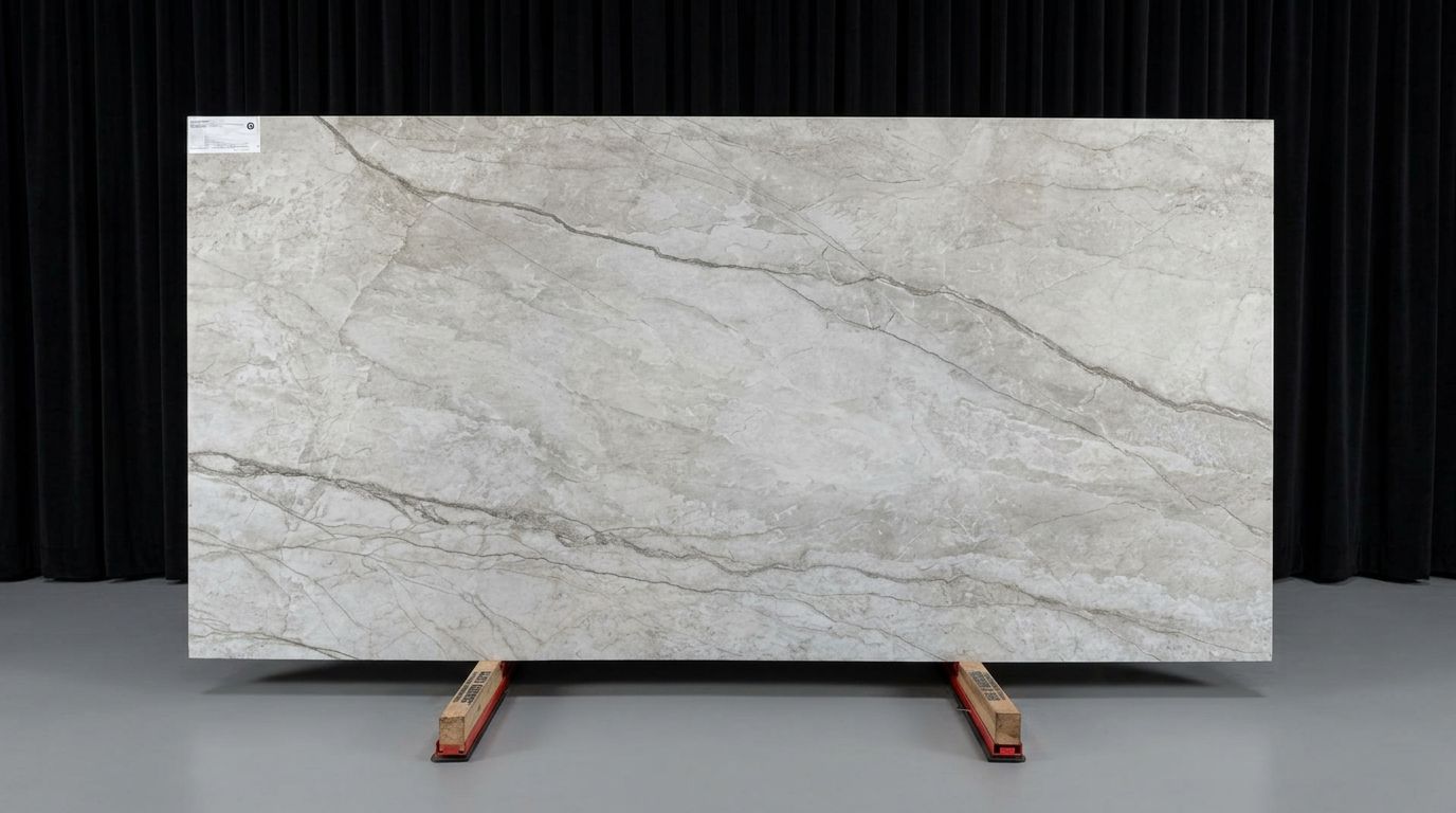 Silver Root Light slab, Brushed