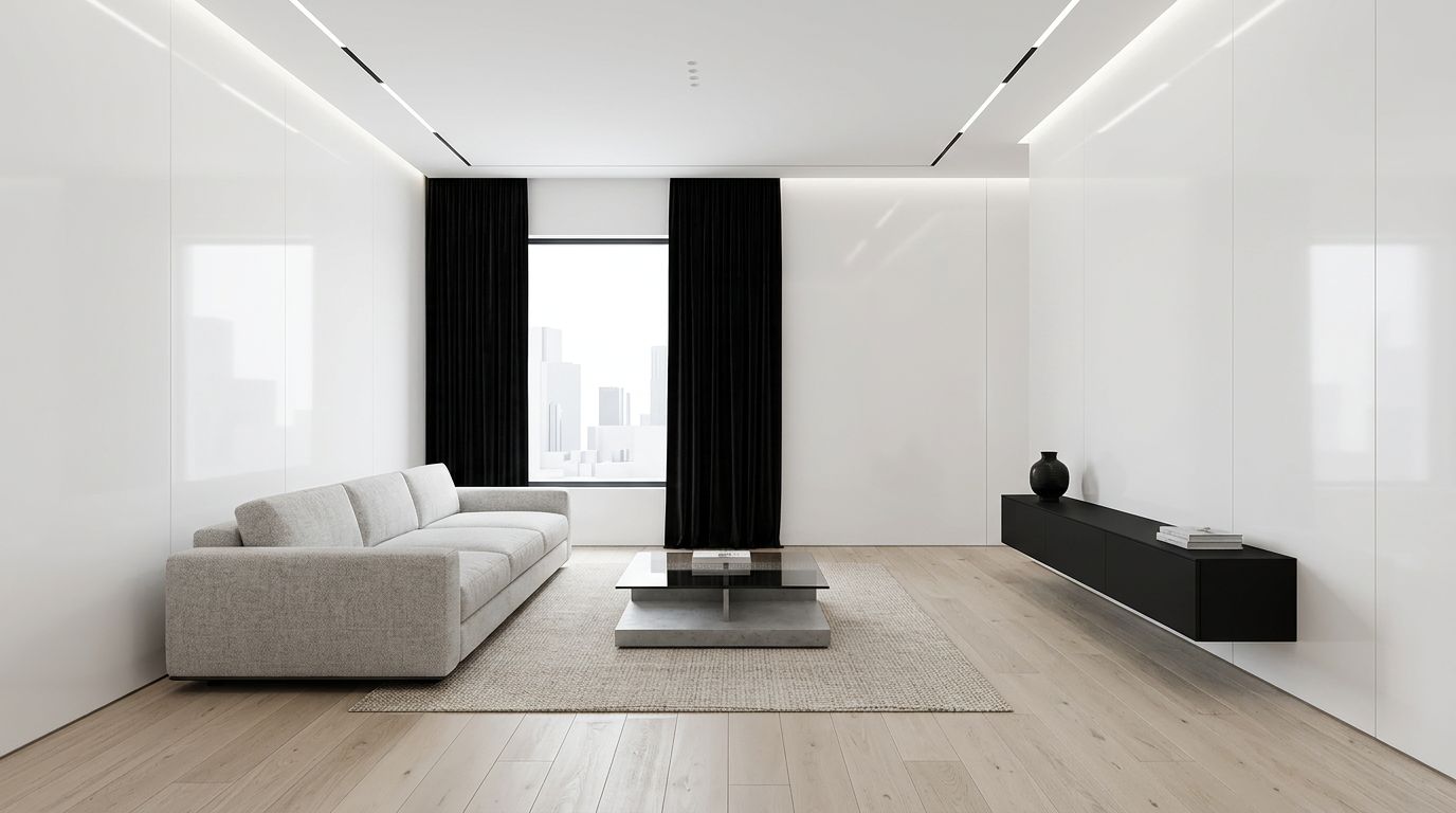 Slate White in a living room