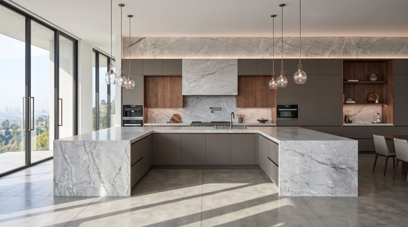 Calacatta Dubai in a kitchen