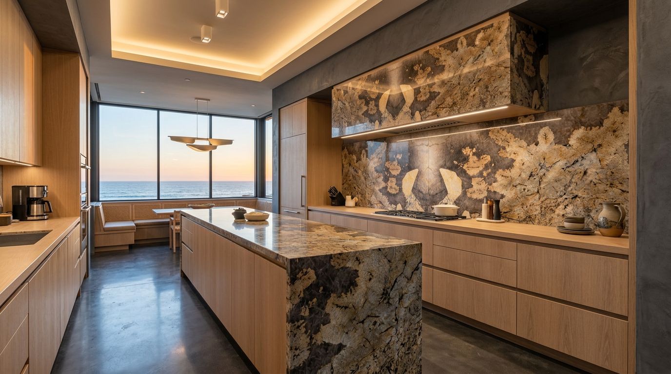 Patagonia Gold in a kitchen