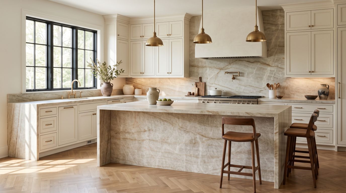 Taj Mahal in a kitchen