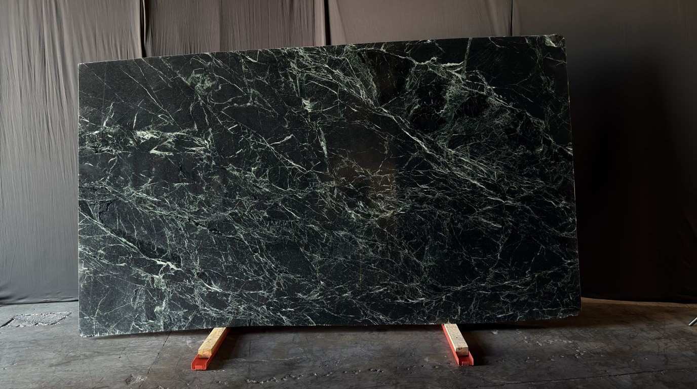 Emerald Green slab, Polished